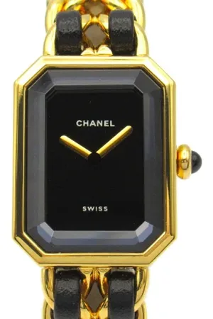 CHANEL Pre-owned, Dames, Zwart, ONE Size, Pre-owned Stainless Steel watches