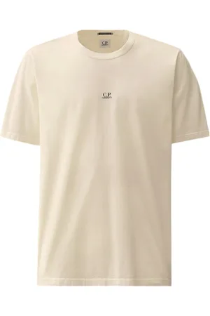 C.P. Company Tops, Heren, Wit, XL, Witte T-shirts en Polos