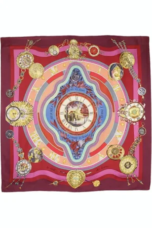Hermès Pre-owned, Dames, Veelkleurig, ONE Size, Pre-owned Silk scarves