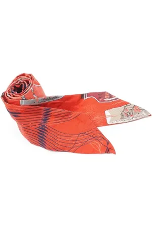 Hermès Pre-owned, Dames, Veelkleurig, ONE Size, Pre-owned Silk scarves