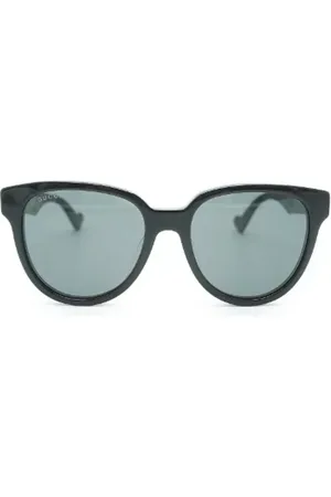 Gucci Pre-owned, Dames, Zwart, ONE Size, Pre-owned Plastic sunglasses