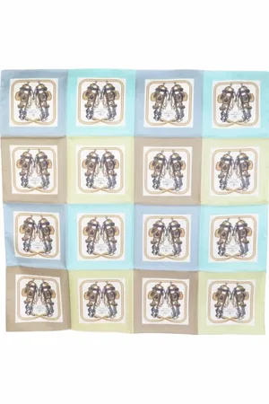 Hermès Pre-owned, Dames, Veelkleurig, ONE Size, Pre-owned Silk scarves