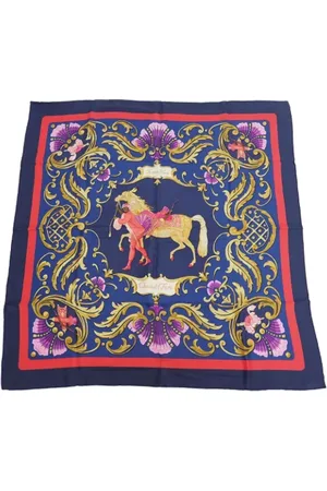 Hermès Pre-owned, Dames, Veelkleurig, ONE Size, Pre-owned Silk scarves