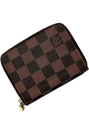LOUIS VUITTON Pre-owned, Dames, Bruin, ONE Size, Pre-owned Canvas wallets
