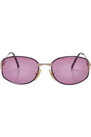 Gucci Pre-owned, Dames, Paars, ONE Size, Pre-owned Plastic sunglasses