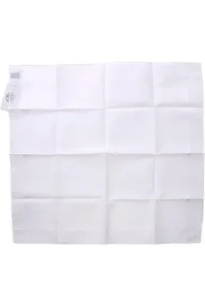 Hermès Pre-owned, Dames, Wit, ONE Size, Katoen, Pre-owned Cotton scarves