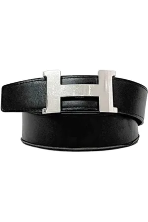 Hermès Pre-owned, Dames, Zwart, ONE Size, Leer, Pre-owned Leather belts
