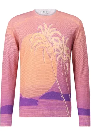 Etro Truien, Heren, Veelkleurig, 2Xl, Gestreepte Gebreide Trui