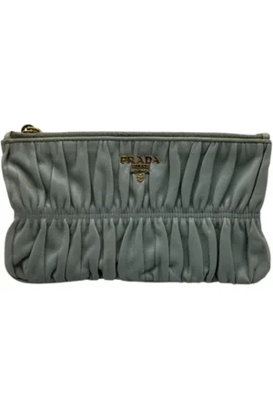 Prada Pre-owned, Dames, Grijs, ONE Size, Leer, Pre-owned Fur prada-bags