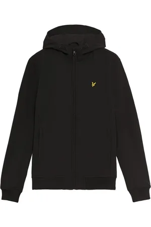 Lyle & Scott Jassen, Heren, Zwart, L, Jassen Fleece Achter Softshell Jas