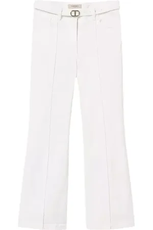 Twin-Set Broeken, Dames, Wit, W33, Witte Broek voor Vrouwen