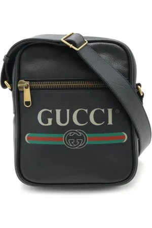 Gucci Pre-owned, unisex, Zwart, ONE Size, Leer, Tweedehands leren schoudertassen