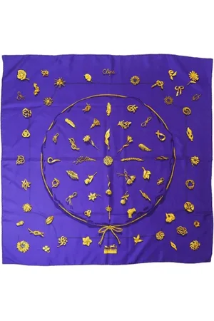 Hermès Pre-owned, Dames, Veelkleurig, ONE Size, Pre-owned Silk scarves