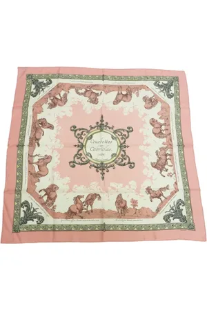 Hermès Pre-owned, Dames, Veelkleurig, ONE Size, Pre-owned Silk scarves