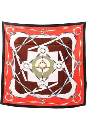 Hermès Pre-owned, Dames, Veelkleurig, ONE Size, Pre-owned Silk scarves