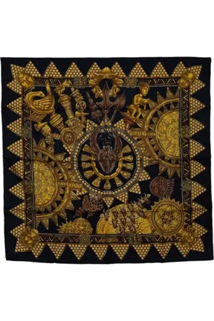 Hermès Pre-owned, Dames, Veelkleurig, ONE Size, Pre-owned Silk scarves