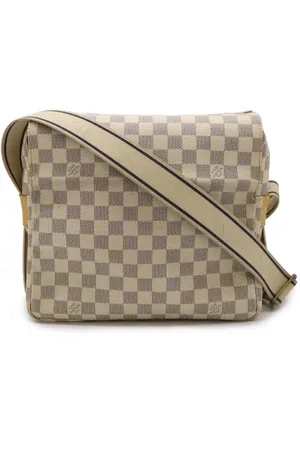LOUIS VUITTON Pre-owned, Dames, Wit, ONE Size, Tweedehands Canvas Louis Vuitton tassen