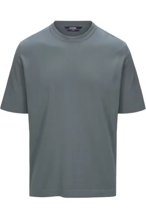 K-Way Tops, Heren, Grijs, L, Grijze T-shirt en Polo Mod. Combe