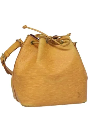 LOUIS VUITTON Pre-owned, Dames, Geel, ONE Size, Leer, Tweedehands leren Louis Vuitton tassen