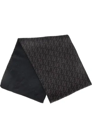 Fendi Pre-owned, Dames, Bruin, ONE Size, Wol, Pre-owned Wool scarves