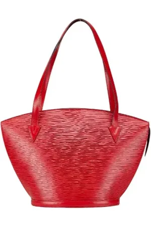 LOUIS VUITTON Pre-owned, Dames, Rood, ONE Size, Leer, Tweedehands leren Louis Vuitton tassen