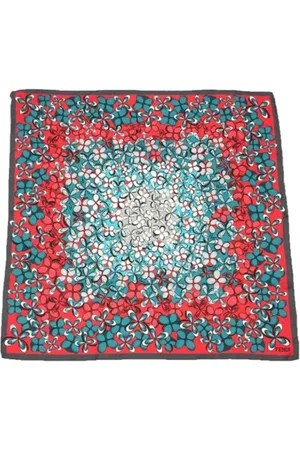 Fendi Pre-owned, Dames, Veelkleurig, ONE Size, Pre-owned Silk scarves
