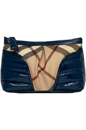 Burberry Pre-owned, Dames, , ONE Size, Leer, Pre-owned Leather clutches