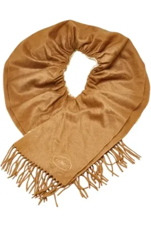 Fendi Pre-owned, Dames, Bruin, ONE Size, Kasjmier, Pre-owned Cashmere scarves