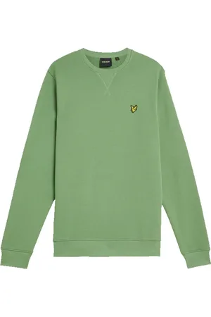 Lyle & Scott Sweatshirts & Hoodies, Heren, Groen, XL, Katoen, Ronde Hals Sweatshirt