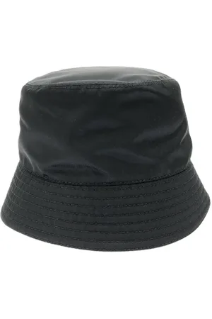 Prada Pre-owned, Dames, Zwart, ONE Size, Pre-owned Fabric hats