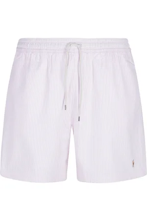 Ralph Lauren Badkleding, Heren, Roze, L, Mid Swim Trunk voor reizigers