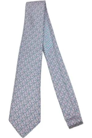 Hermès Pre-owned, Heren, Blauw, ONE Size, Pre-owned Silk home-office
