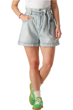 Circle Of Trust Korte broeken, Dames, Blauw, L, Denim, Blauwe Jeans Mason Short voor Vrouwen