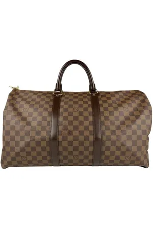 LOUIS VUITTON Pre-owned, unisex, Bruin, ONE Size, Tweedehands Canvas Louis Vuitton tassen