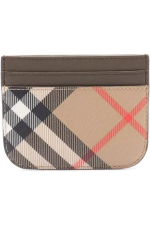 Burberry Pre-owned, Dames, , ONE Size, Pre-owned Canvas wallets