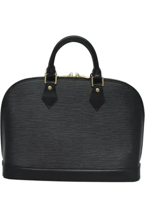 LOUIS VUITTON Pre-owned, Dames, Zwart, ONE Size, Leer, Tweedehands leren Louis Vuitton tassen