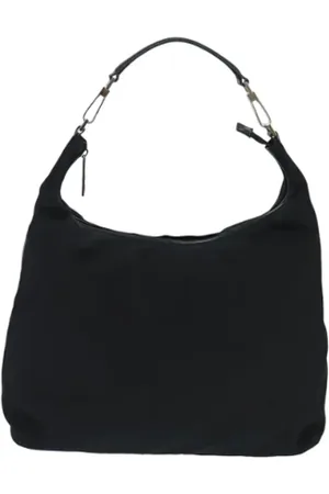 Gucci Pre-owned, Dames, Zwart, ONE Size, Nylon, Pre-owned Nylon gucci-bags