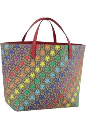 Gucci Pre-owned, Dames, Veelkleurig, ONE Size, Leer, Tweedehands leren handtassen