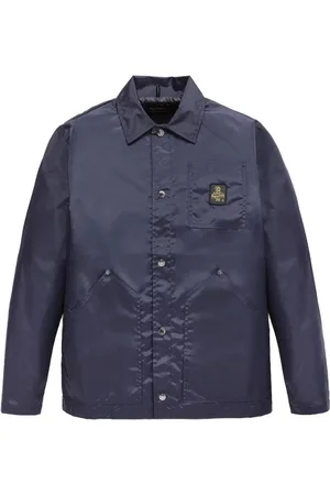 RefrigiWear Jassen, Heren, Blauw, 2Xl, Nylon, Nylonjas Matte Finish Knoopsluiting