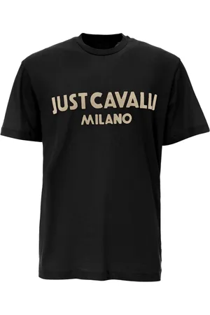 Roberto Cavalli Tops, Heren, Zwart, 2Xl, T-shirts en Polo