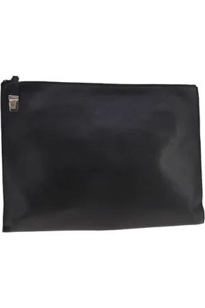 Prada Pre-owned, Dames, Zwart, ONE Size, Leer, Pre-owned Leather clutches