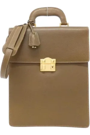 Gucci Pre-owned, Dames, Bruin, ONE Size, Leer, Pre-owned Leather gucci-bags