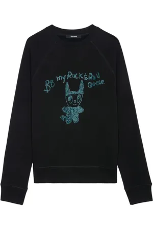 Zadig & Voltaire Sweatshirts & Hoodies, Dames, Zwart, S, Zwarte Rock