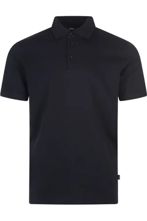 HUGO BOSS Tops, Heren, Blauw, XL, Katoen, Blauw Katoenen Herenoverhemd