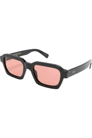 Retrosuperfuture Accessoires, Heren, Zwart, ONE Size, Nylon, Spookachtige Chic Zonnebril