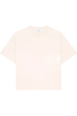 Etudes Tops, Heren, Roze, S, Katoen, Korte Mouw Zak T-shirt