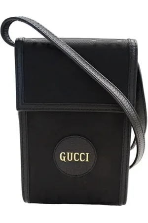 Gucci Pre-owned, unisex, Zwart, ONE Size, Leer, Tweedehands leren schoudertassen