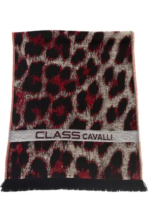 Roberto Cavalli Accessoires, Heren, Rood, ONE Size, Winter Scarves