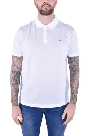 Paul & Shark Tops, Heren, Wit, 5Xl, Katoen, Katoenen Piqué Polo met Haaienlogo