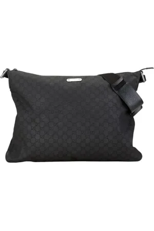 Gucci Pre-owned, Heren, Zwart, ONE Size, Pre-owned Canvas gucci-bags